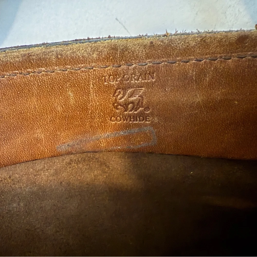 vintage Top Grain Cowhide leather briefcase